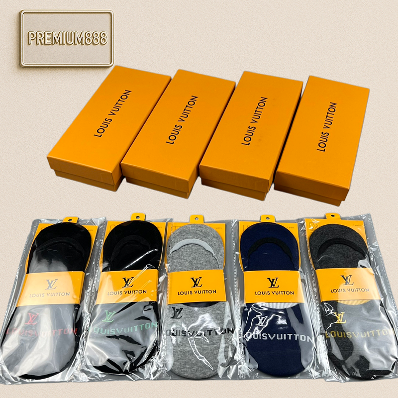 Louis Vuitton LV Invisible Socks - Stockings - Shorts - Top-quality In The Market Excellent Quality Grea