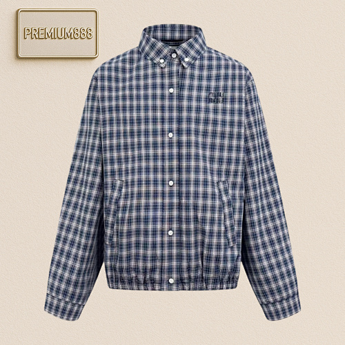 Miu Miu Mi UMi U Embroidered Plaid Jacket