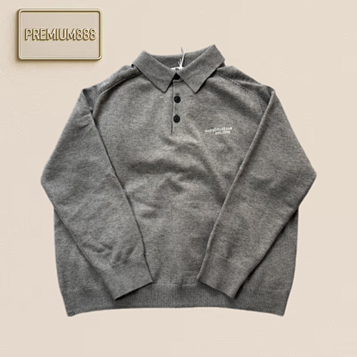 Product In Stock Acne Logo Embroidered Sweater