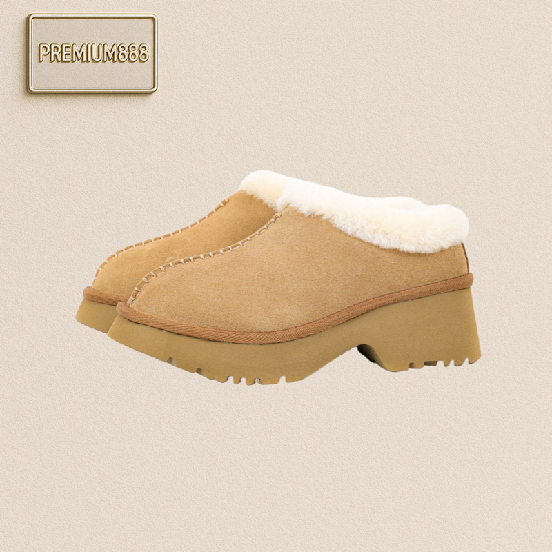 Ugg Fishman Wedge Heel 5cm Thick-soled Snow Boots For Women