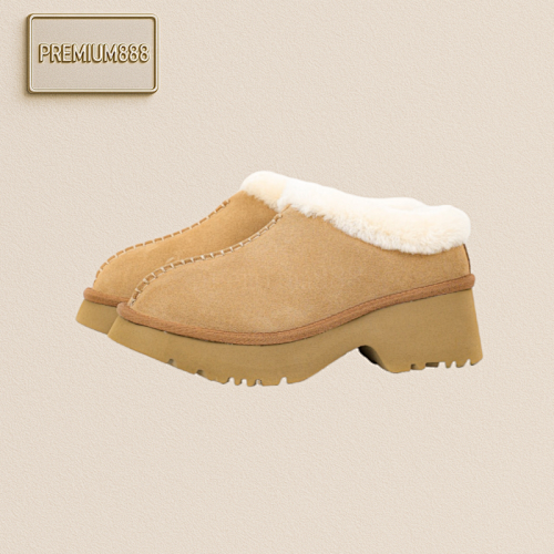 Ugg Fishman Wedge Heel 5cm Thick-soled Snow Boots For Women