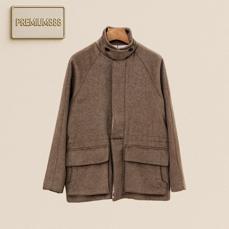 It Adopts Top-quality Wool And Cashmere Blend Fabric Perfectly Combining Natural Fibers Wi