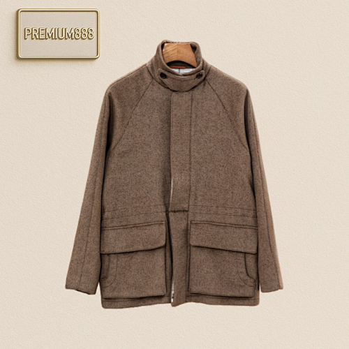 It Adopts Top-quality Wool And Cashmere Blend Fabric Perfectly Combining Natural Fibers Wi