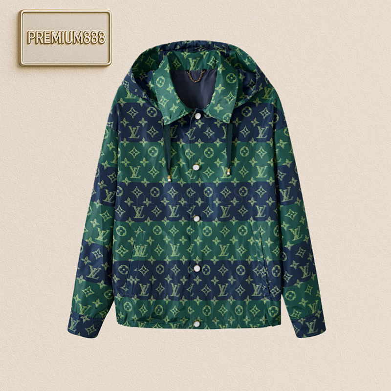Louis Vuitton LV Monogram Striped Coat