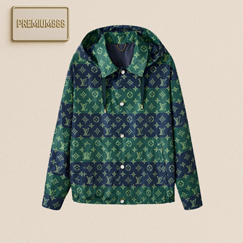 Louis Vuitton LV Monogram Striped Coat