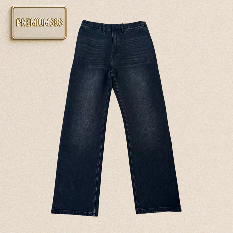 Product In Stock Gucci Straight-cut Red And Green Striped Denim Pants