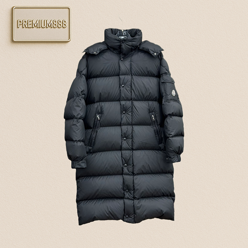 Moncler Matte Long Mayan Down Jacket