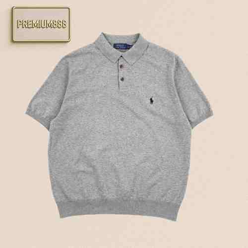 Ra Lph Lauren Flat Polo Grey