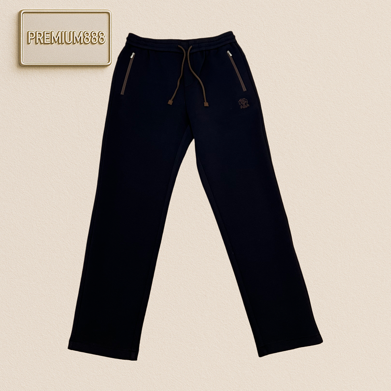 BC Brunello Embroidered Denim Casual Jogger Pants