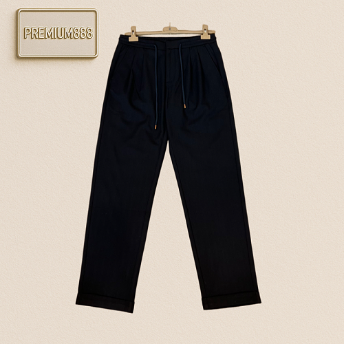 BC Brunello Classic Fitted Casual Straight Pants