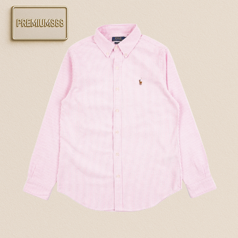 Ralph Lauren Striped Classic Unisex Oxford Spun Shirt