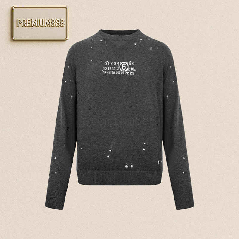 Off-White Maison Margiela Digital Cutout Sweater
