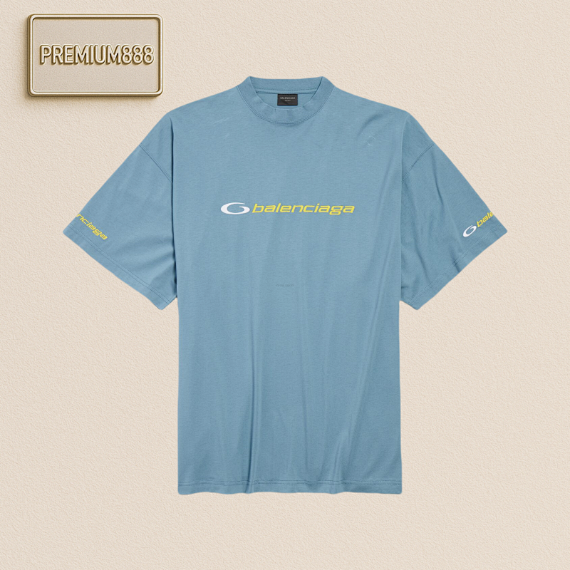 Balenciaga 25 Ba Lenciaga Single-ring Embroidered T-shirt