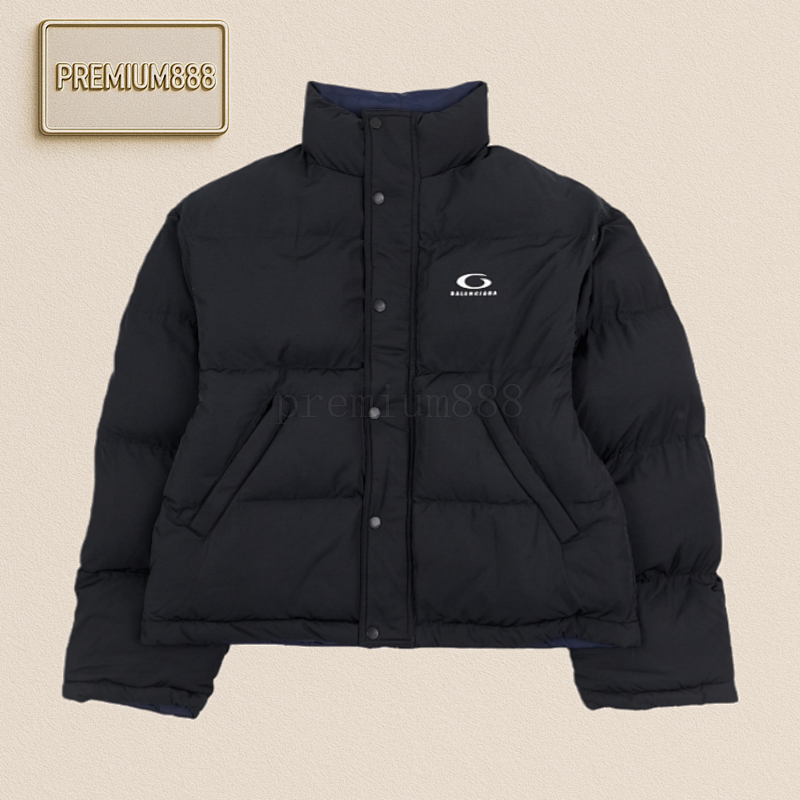 Balenciaga Wear A Cotton Jacket With A Blcg 24Fw Pin On Both Sides