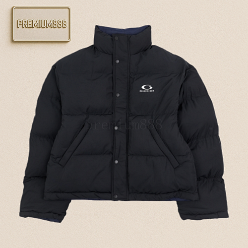 Balenciaga Wear A Cotton Jacket With A Blcg 24Fw Pin On Both Sides