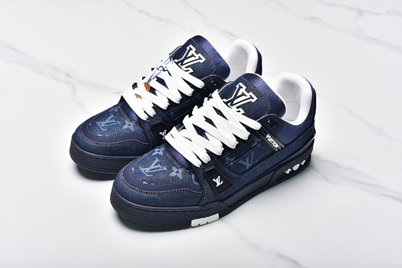 Louis Vuitton Louis Vuitton Trainer Denim Dark Blue