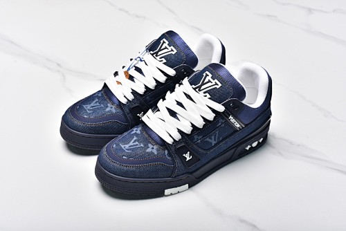 Louis Vuitton Louis Vuitton Trainer Denim Dark Blue