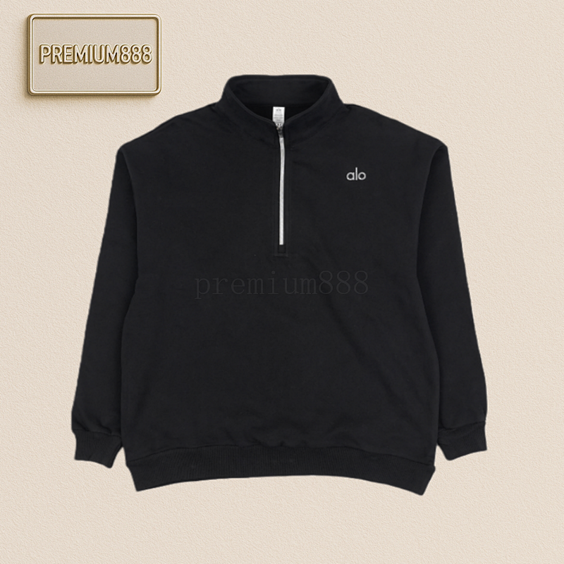 Alo Stand-up Collar And Fleece Hoodie