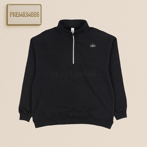 Alo Stand-up Collar And Fleece Hoodie