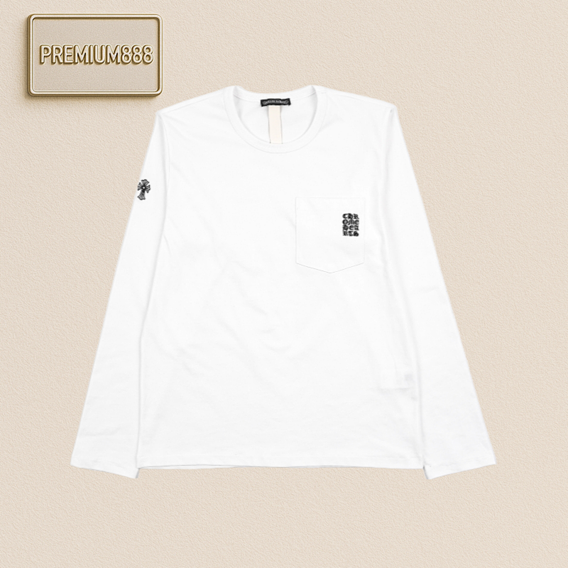 Chrome Hearts New Limited Edition Printed Long Sleeve With Sanskrit Embroidered Letters