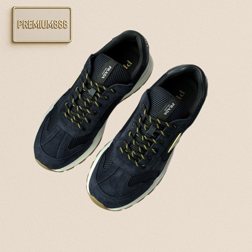 Prada The P Brand Sports Shoes Exude A Dynamic Sports Vibe Being Both Practical And Modern With