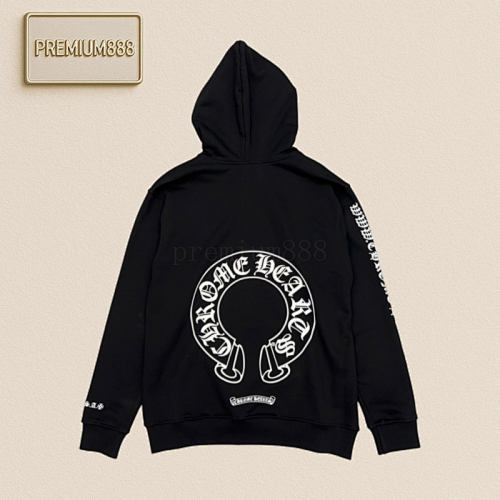 Sanskrit Cross Flower Hooded Pure Cotton Sweatshirt