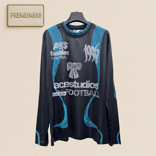 Acne Studios Football Capsule Collection Bowknot Logo Long-Sleeved Shirt
