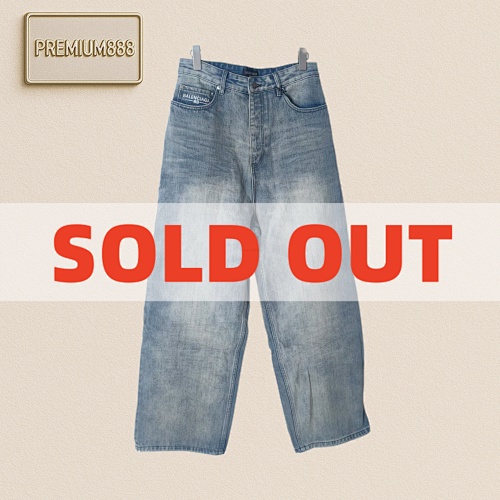 Balenciaga In Stock Blcg Pleated Jeans