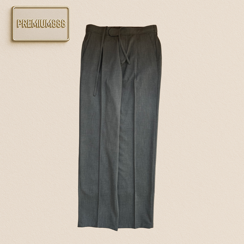 Brioni Casual Pleated Drawstring Wide-leg Pants