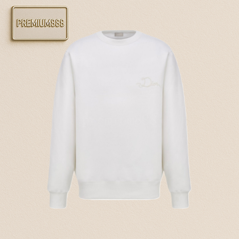 Dr Satin Badge Round-neck Hoodie