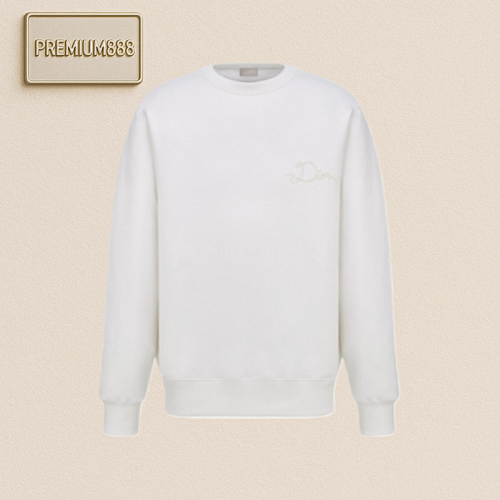 Dr Satin Badge Round-neck Hoodie