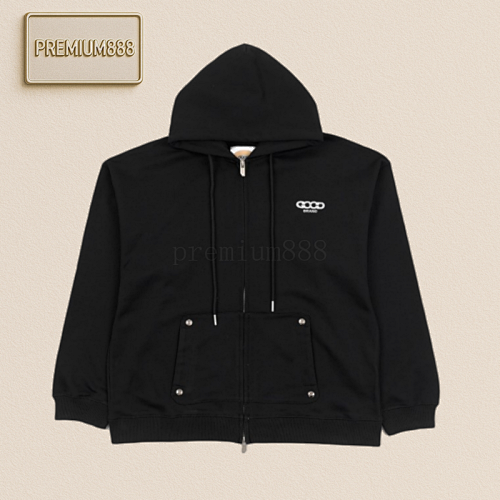Good 25Fw Good Hooded Jacket With Small Letters On The Front And Large Letters On The Back