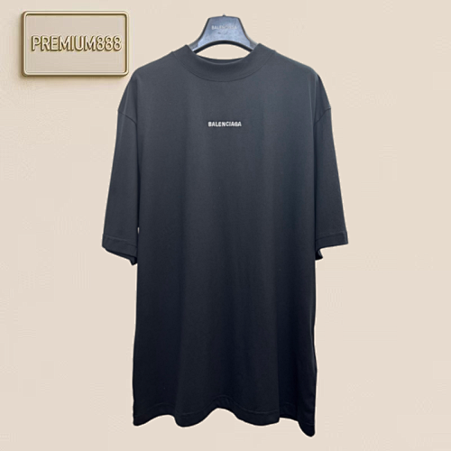 Parisian Classic Letter Embroidery Short-sleeved T-shirt For The Chest And Back