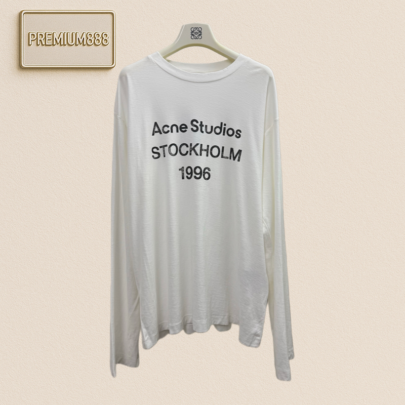 Acne Studios Mud-Dye Washed Vintage Long-Sleeved T-Shirt