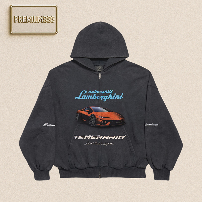 Balenciaga Lambo Zip Sweatshirt