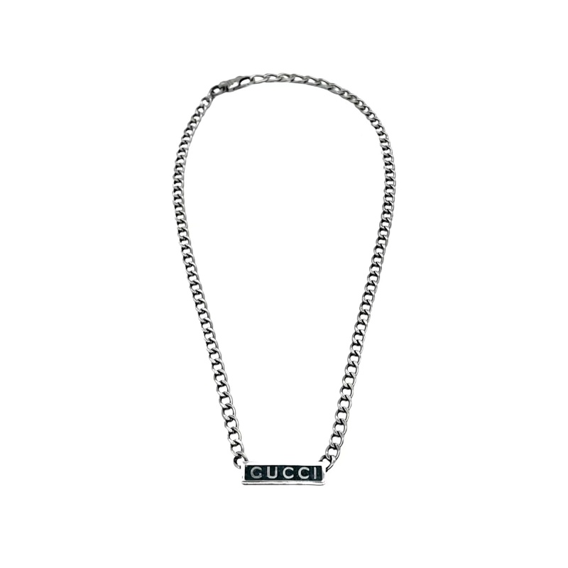 Gucci G Enamel Necklace