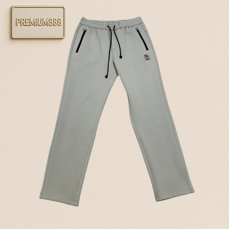 BC Brunello Embroidered Denim Casual Jogger Pants