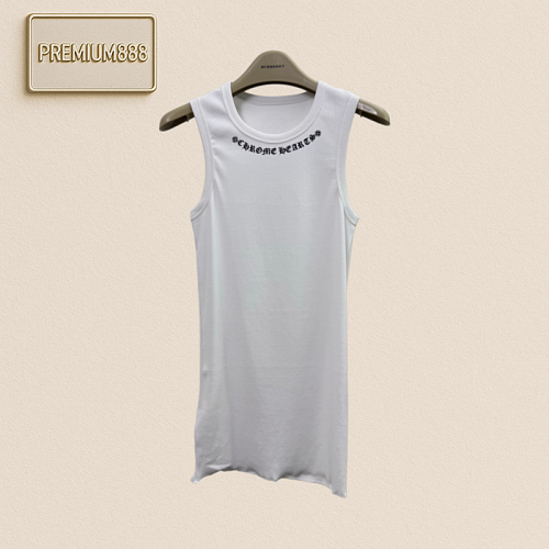 Chrome Hearts CH Crocin Love Message Lettered Print Tank Top