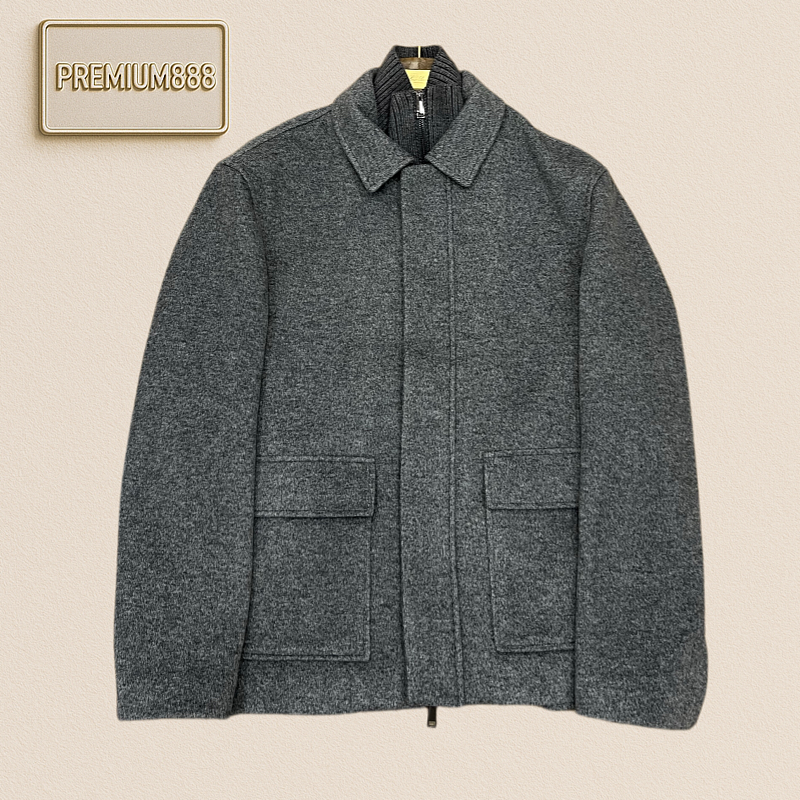 Zegna Jenia Double-Tone Buttoned Casual Jacket