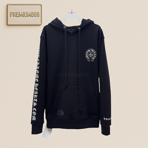Chrome Hearts CH 24𝐒𝐒 New Sanskrit Horseshoe Hooded Sweatshirt