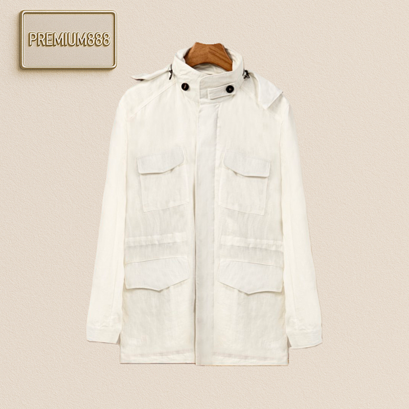 LP Traveler Traveller Men Outdoor Linen Hunting Jacket