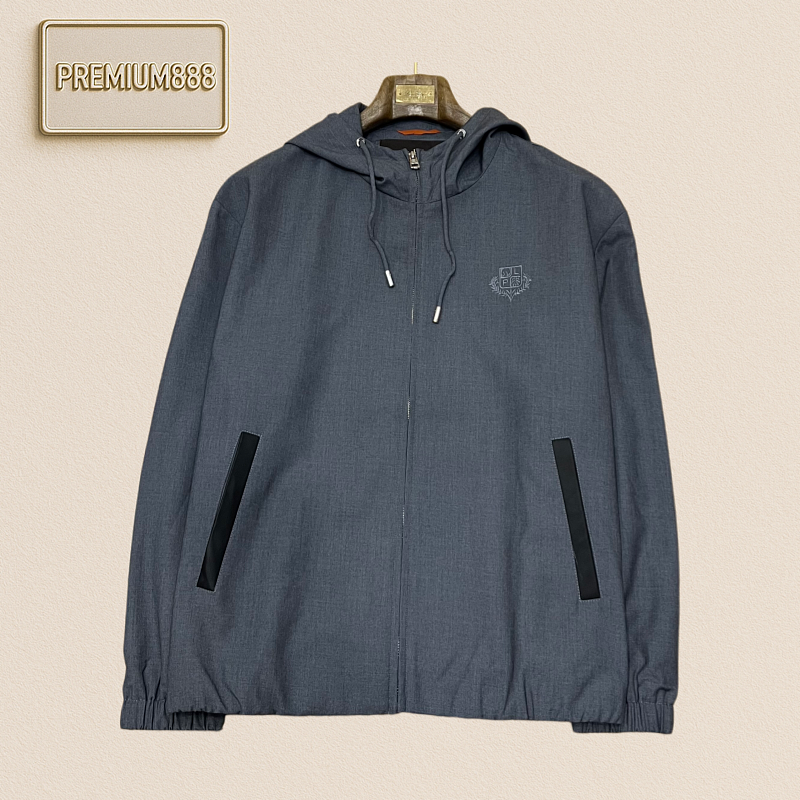 LP Nooraypanya Embroidered Logo Hooded Casual Jacket