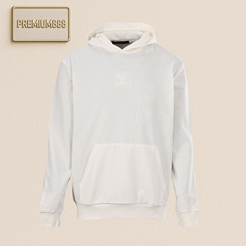 Louis Vuitton Lou IS Vuitton L V Embossed Letter Hooded Sweatshirt