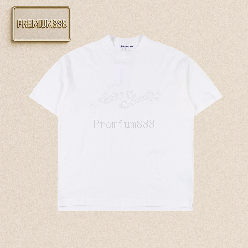 Ac Ne St Udio Embroidered Logo Spray-painted T-shirt