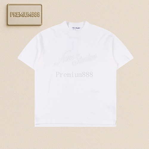 Ac Ne St Udio Embroidered Logo Spray-painted T-shirt