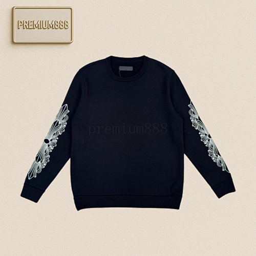 CH Horse Hoof Flower Embroidery Sweater