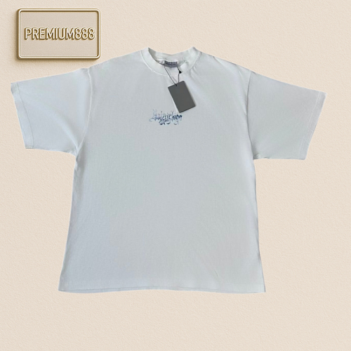 Balenciaga Blcg Gothic Letter Short-Sleeved T-Shirt