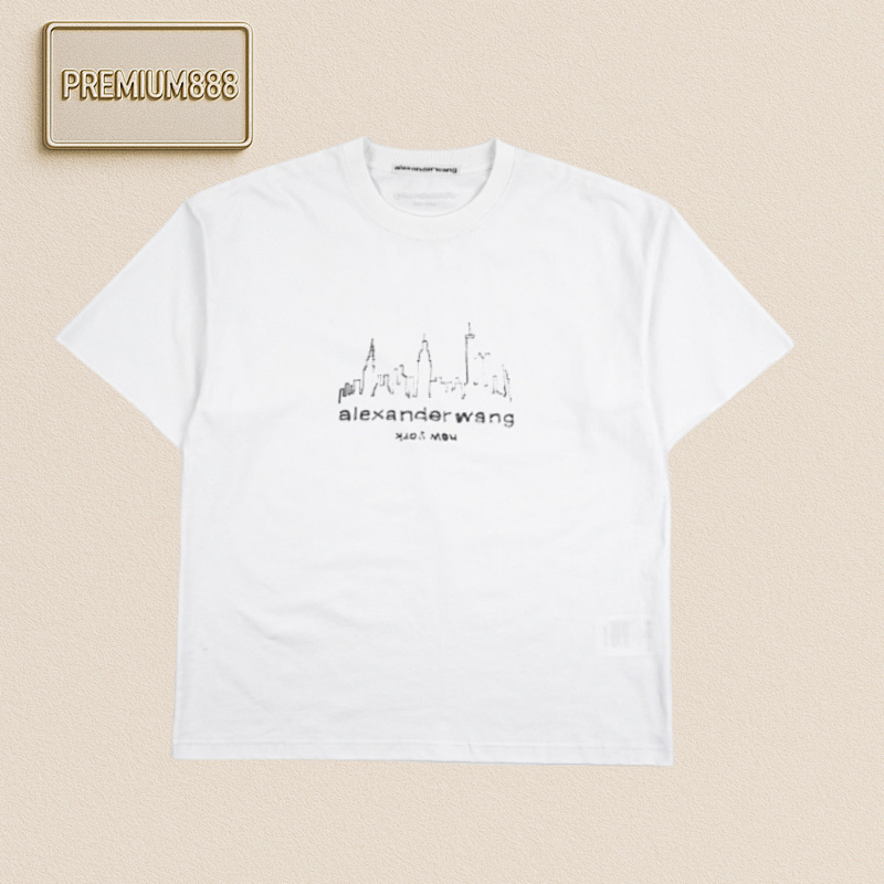 Louis Vuitton Alexan Der Wa Ng Hand-painted Architecture With Short Sleeves