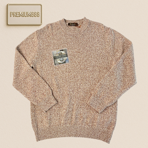 LP Five-color Flowered Silk Special Cotton Knitted Round-neck Long-sleeve