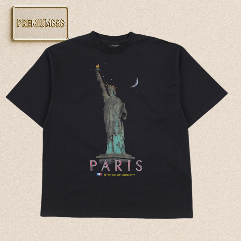 Balenciaga Balenci Aga Statue Of Liberty Short-sleeved